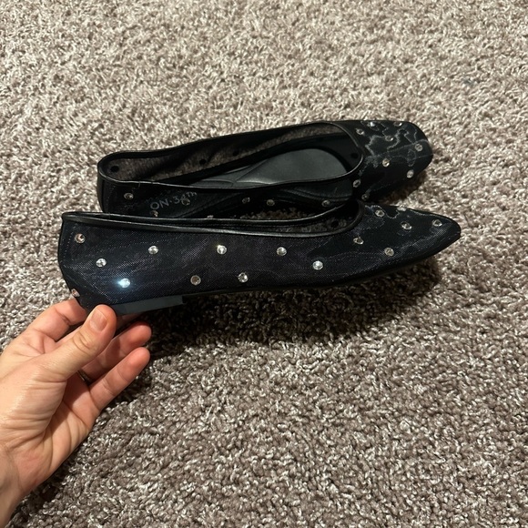 On 34th Macy’s Women’s Naomie Ballet Flats Created for Macy’s Like New ,size 9.5 - Picture 8 of 8
